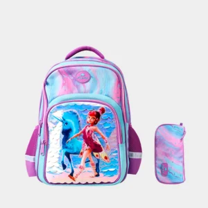 Morral infantil para niña Glossy Bird GB2692 con cartuchera incluida, ideal para colegio
